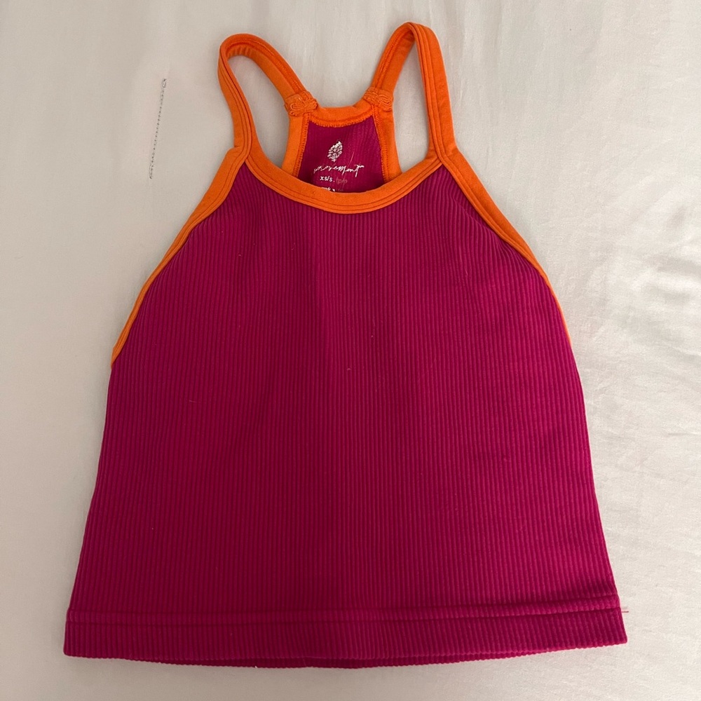 Free People Movement Ribbed Halter Top